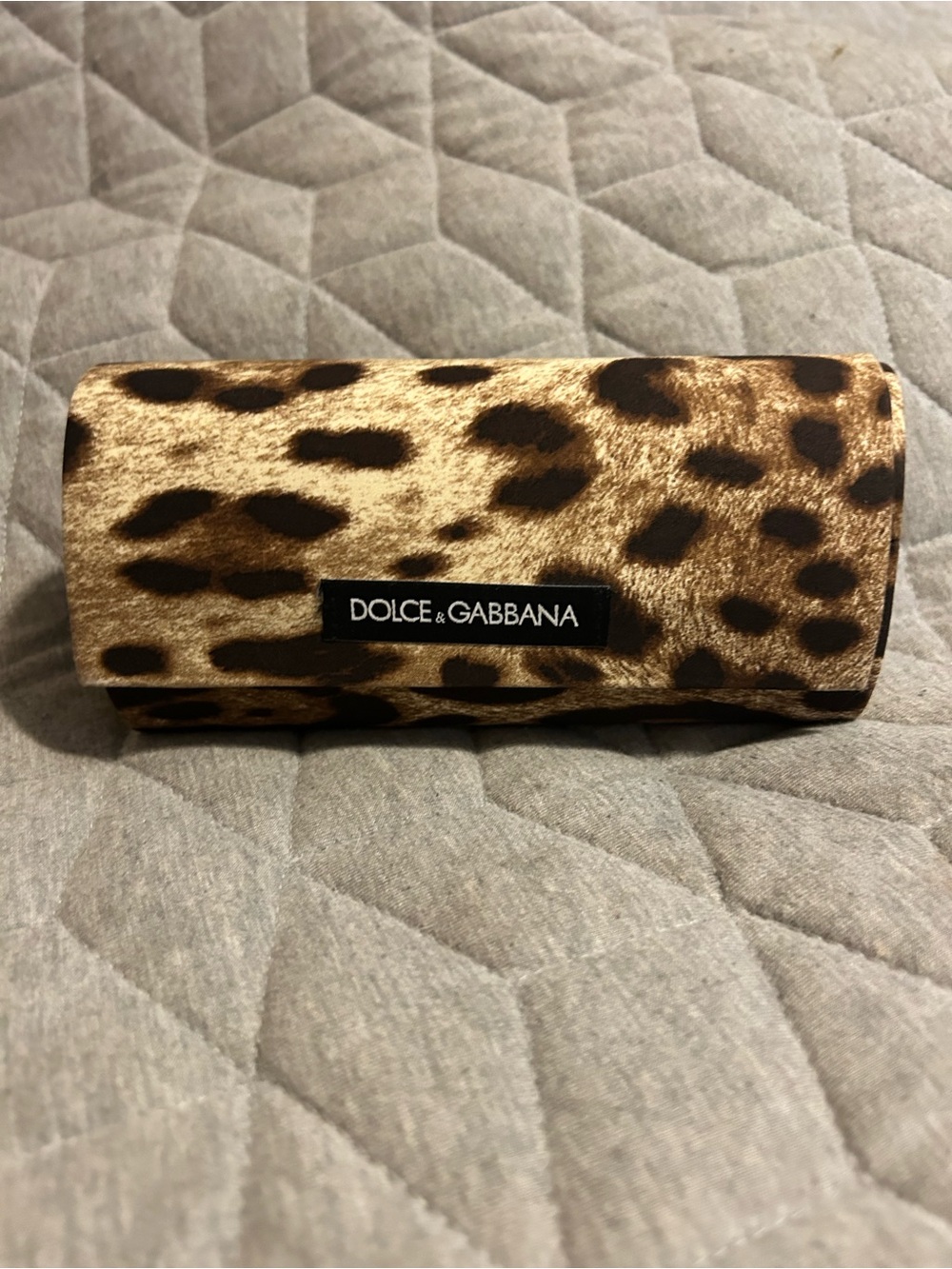 Dolce & Gabbana Leopard Print Eyewear Case - Brown and Black